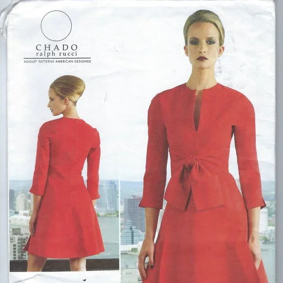 Vogue American Designer Pattern: Chado Ralph Rucci - UNCUT - Picture 1 of 3